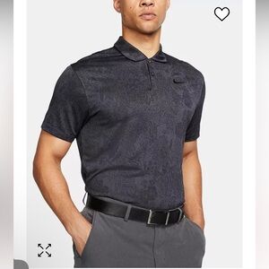Nike Dri-Fit Breathe Vapor Jacquard Floral Print Polo - Men's XXL